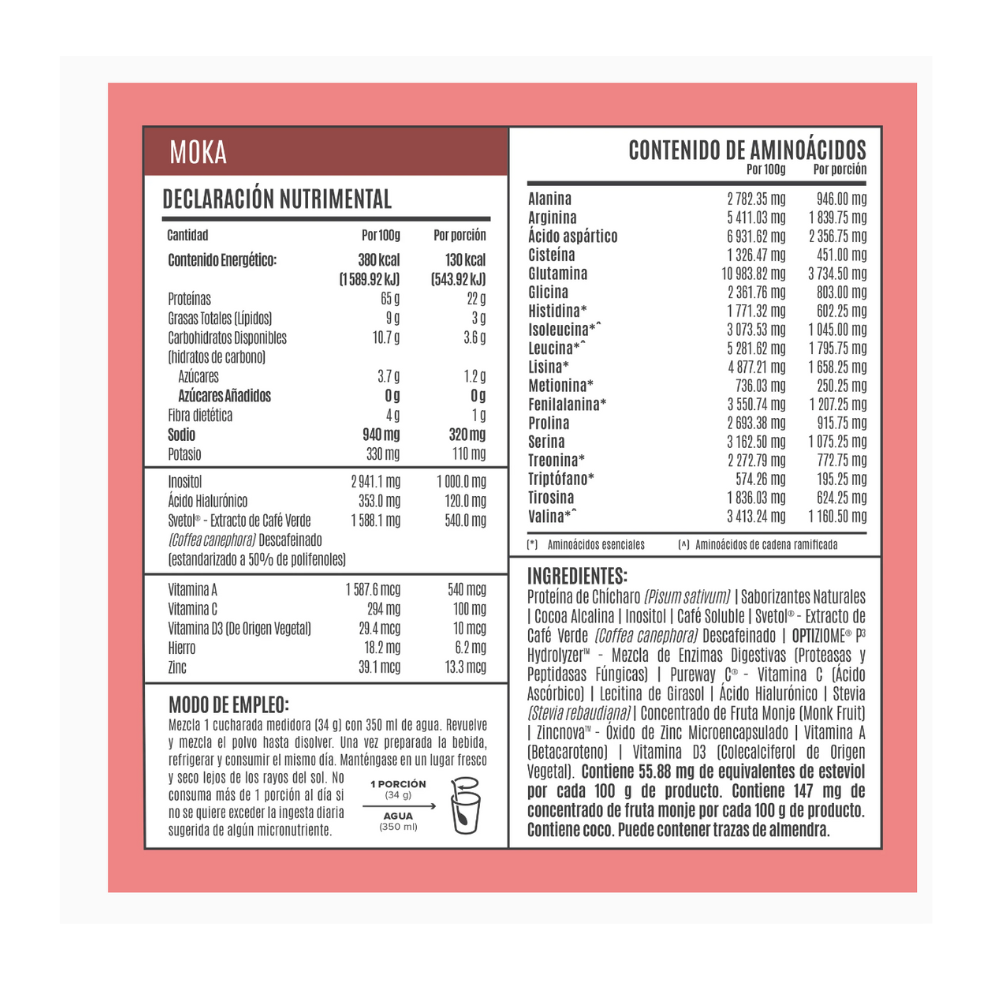 PROTEINA FITMINGO MOKA 510 GR