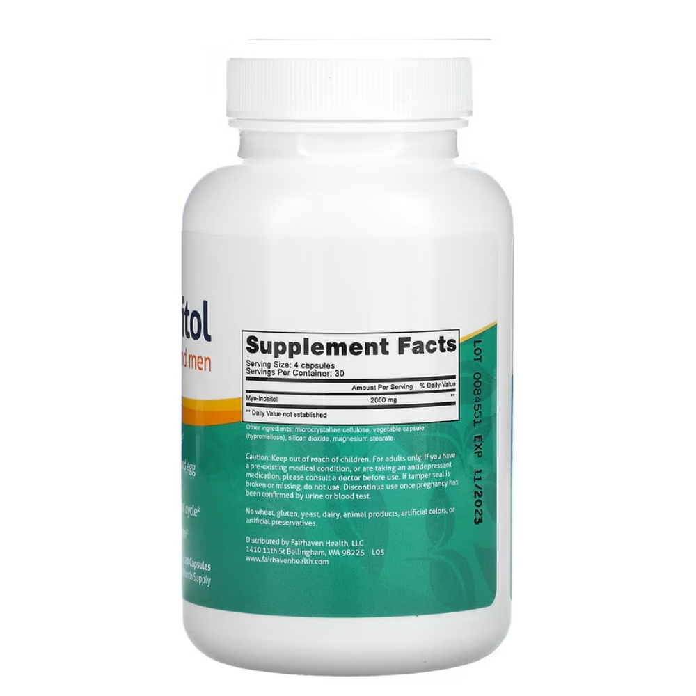 MYO - INOSITOL 120 CAP FAIRHAVEN HEALTH