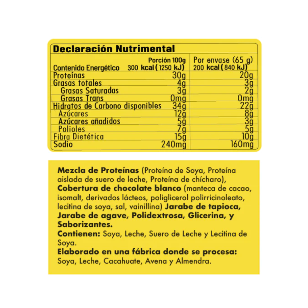 BARRA DE PROTEINA VANILLA CARAMEL