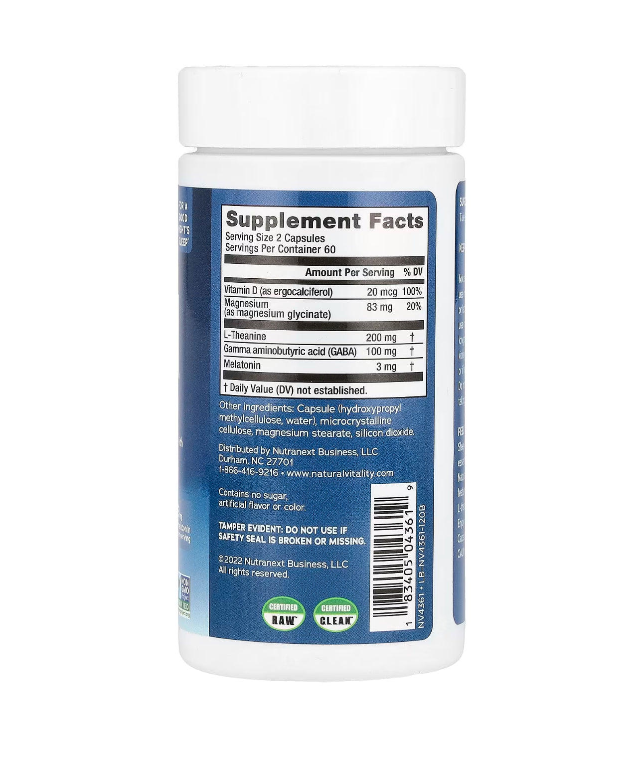 NATURAL CALM SLEEP 120CAP