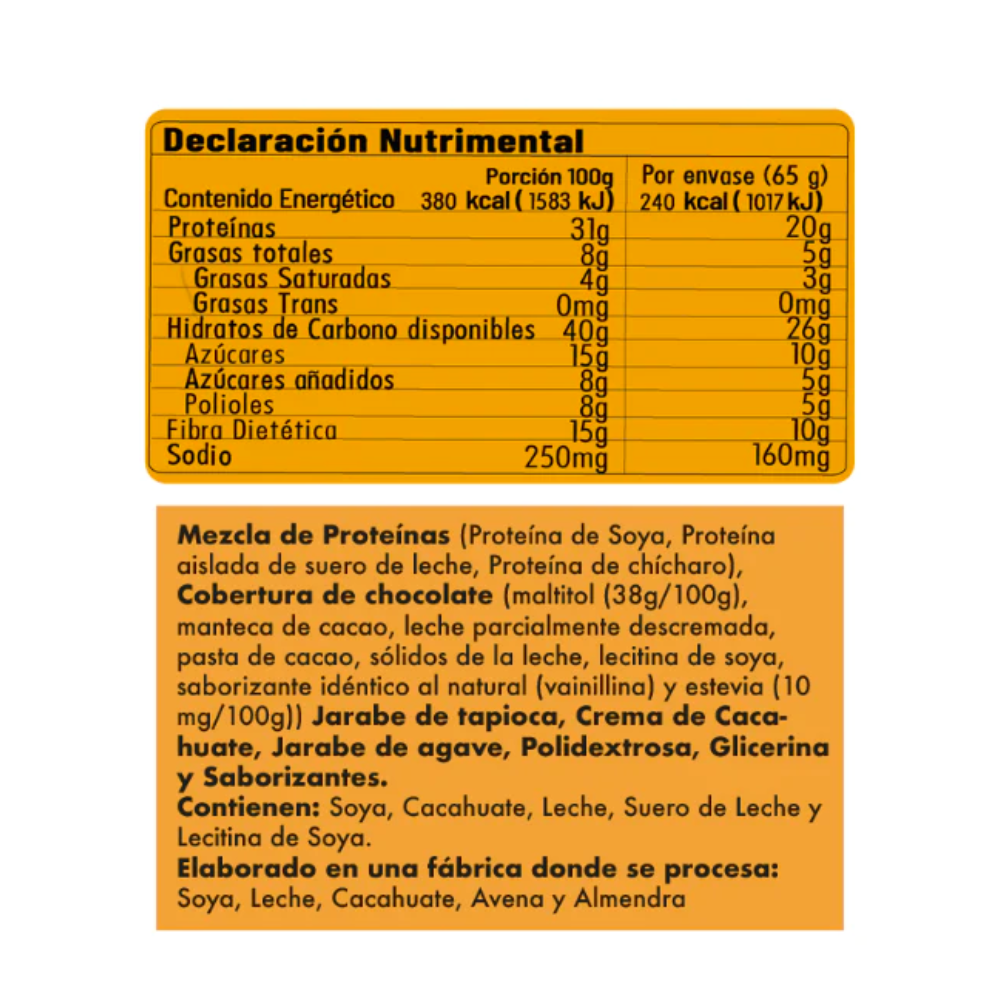 BARRA PROTEINA PEANUT BUTTER