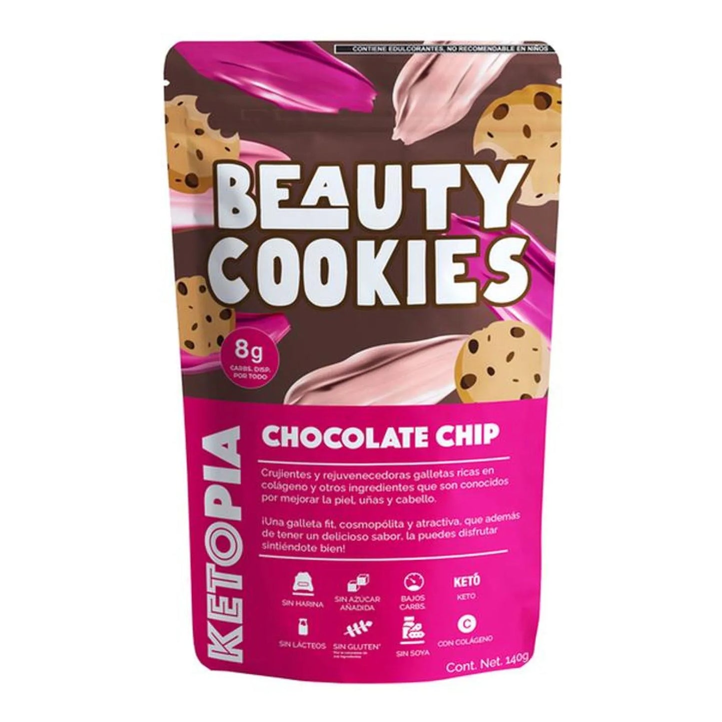 BEAUTY COOKIES CHOCOLATE CHIP 140G