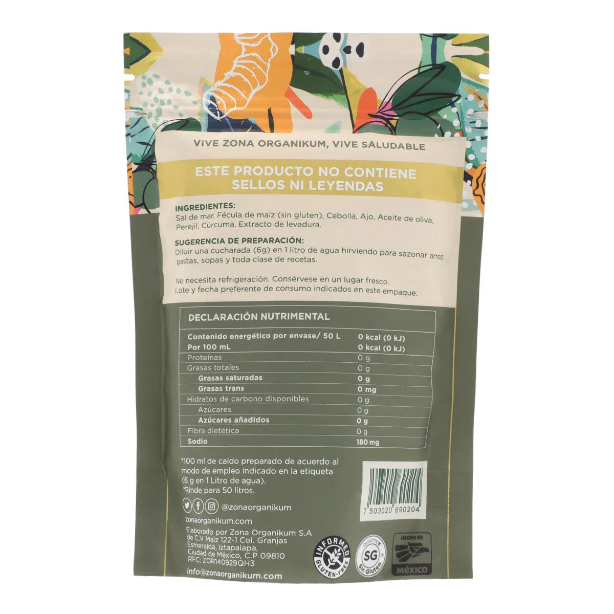 CONSOME 300G ZONA ORGANIKUM