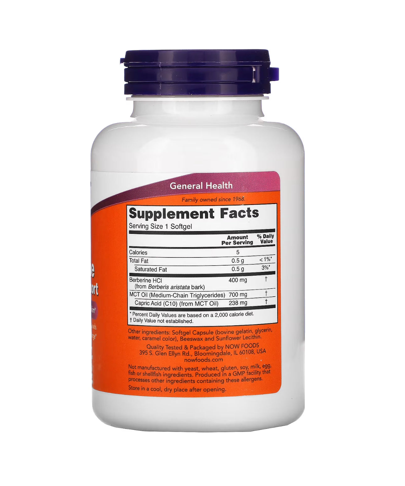BERBERINE GLUCOSE SUPPORT NOW 90 CAP