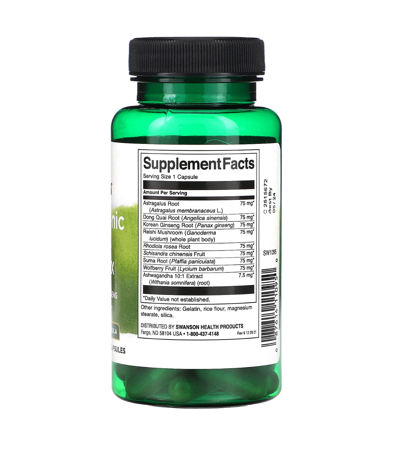 ADAPTOGENIC HERBAL COMPLEX SWANSON