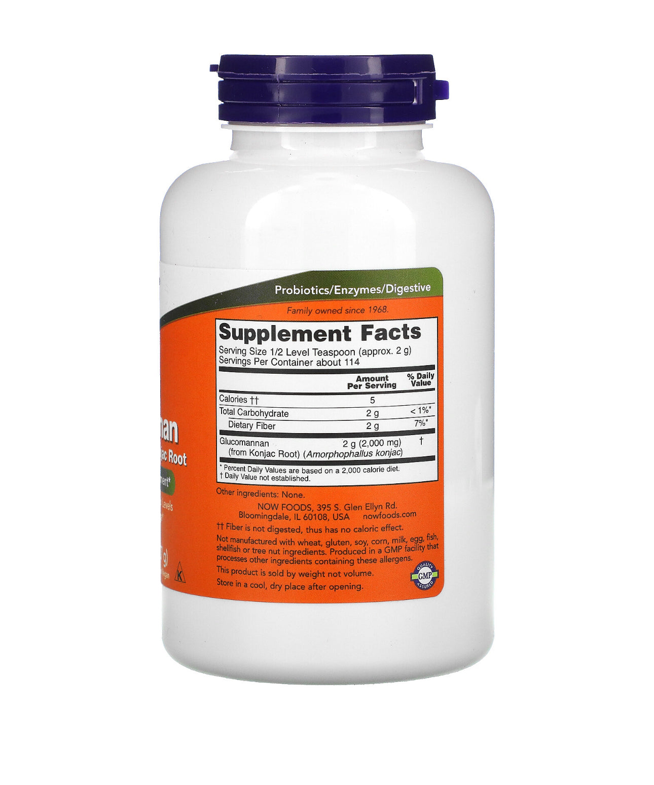 GLUCOMANNAN 227 G NOW