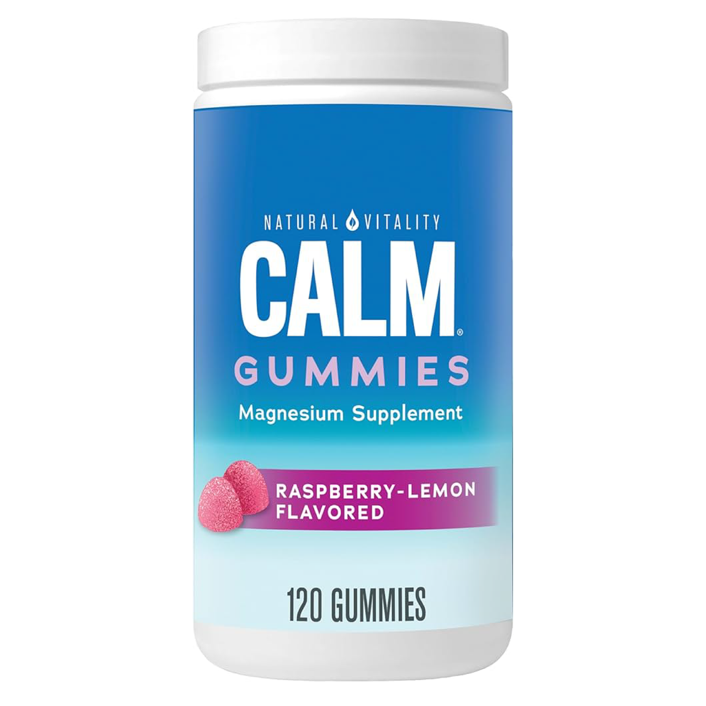 NATURAL CALM GUMMIES RASPBERRY-LEMON 120 GUMMIES