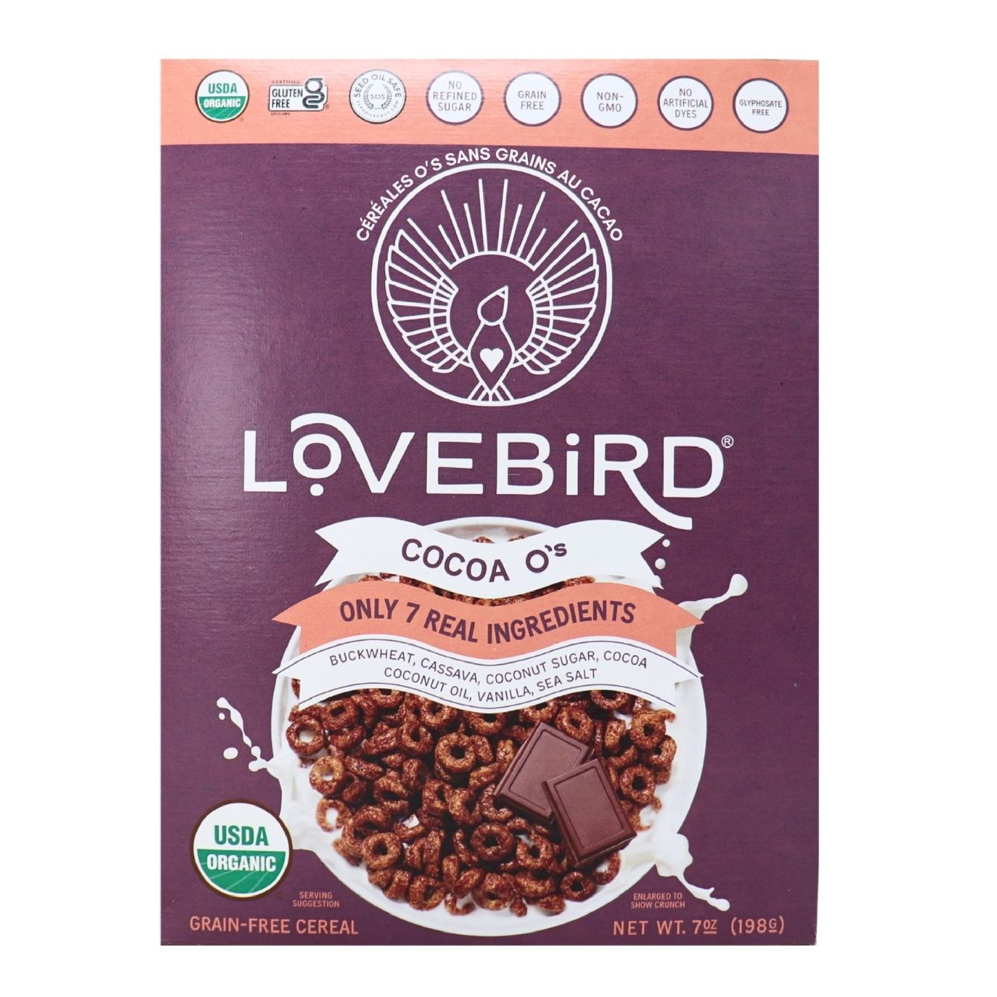 CEREAL COCOA OS 198 G LOVEBIRD
