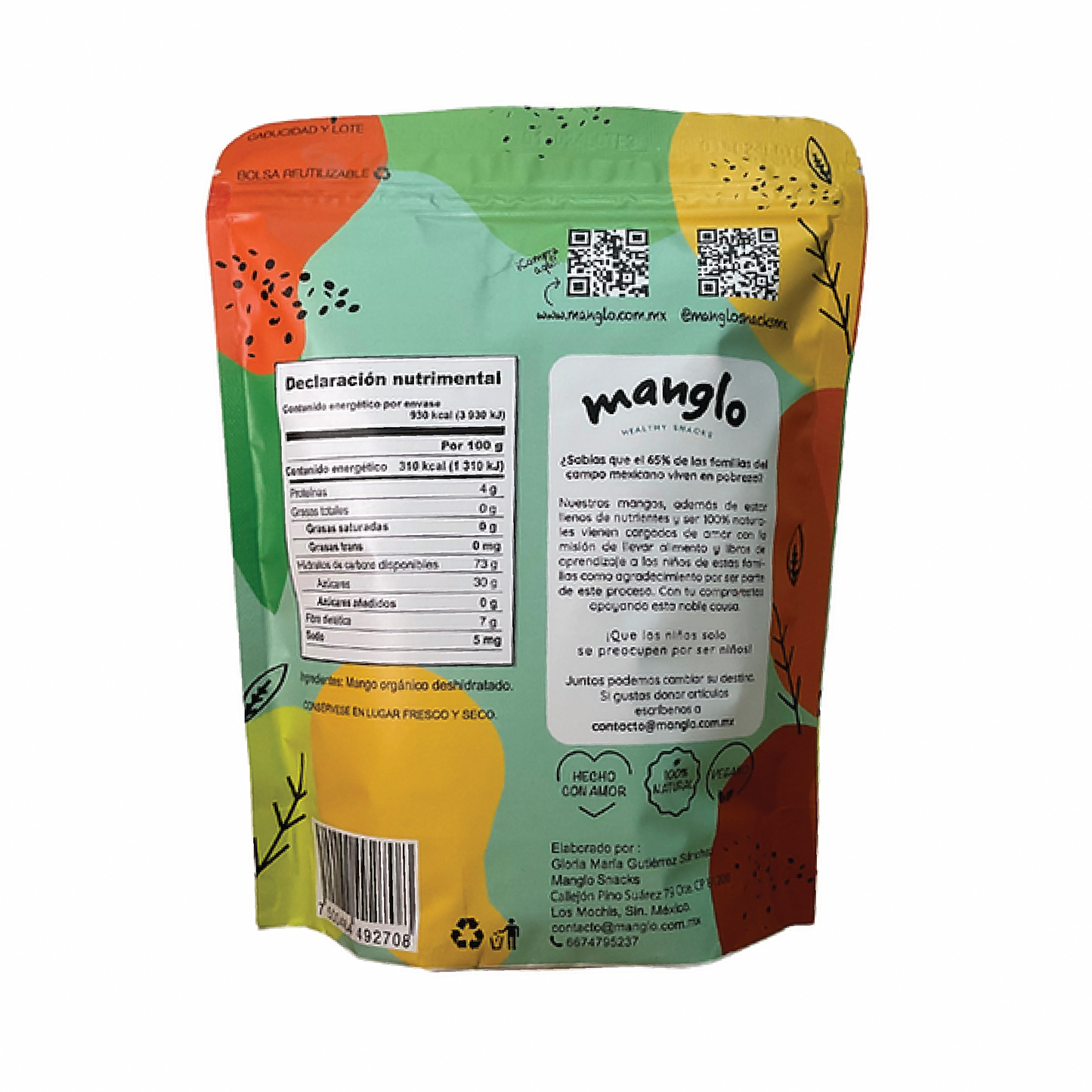 MANGLO DESHIDRATADO 300GR