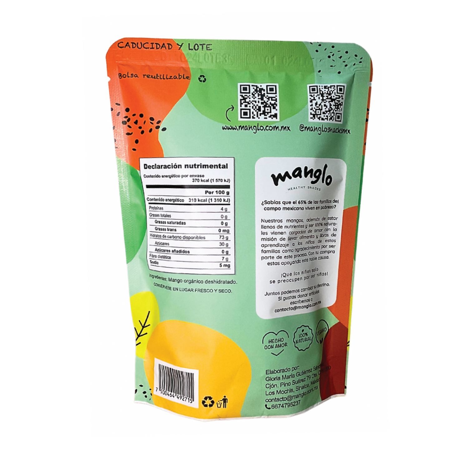 MANGLO DESHIDRATADO 120 GR