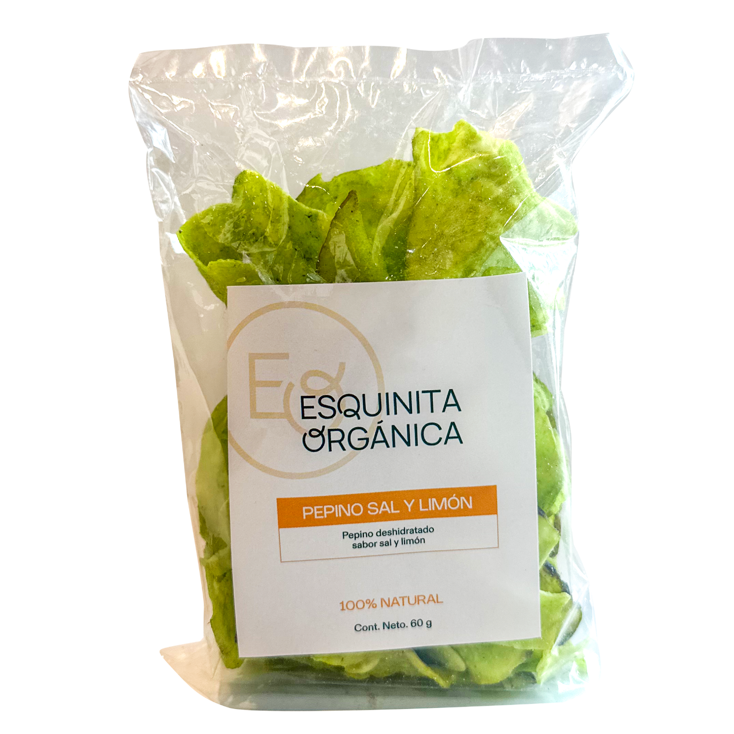 CHIPS DE PEPINO SAL LIMON 60 G