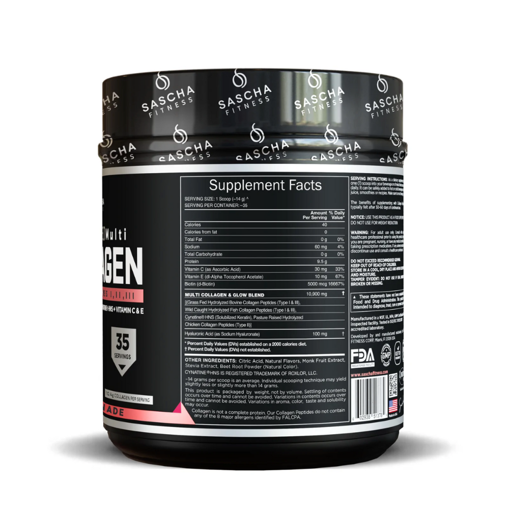 COLAGENO HIDROLIZADO LIMONADA CON FRESA