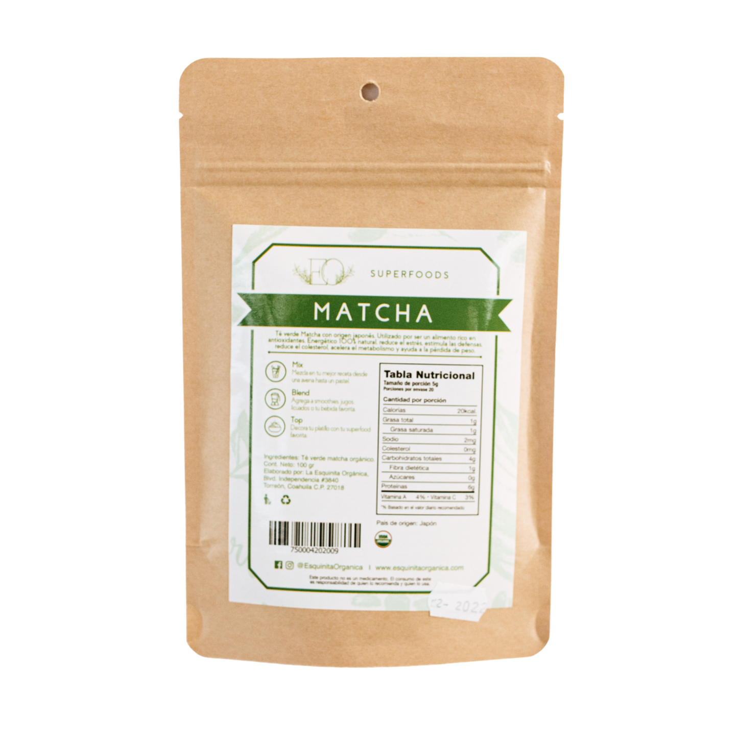 MATCHA PREMIUM EO
