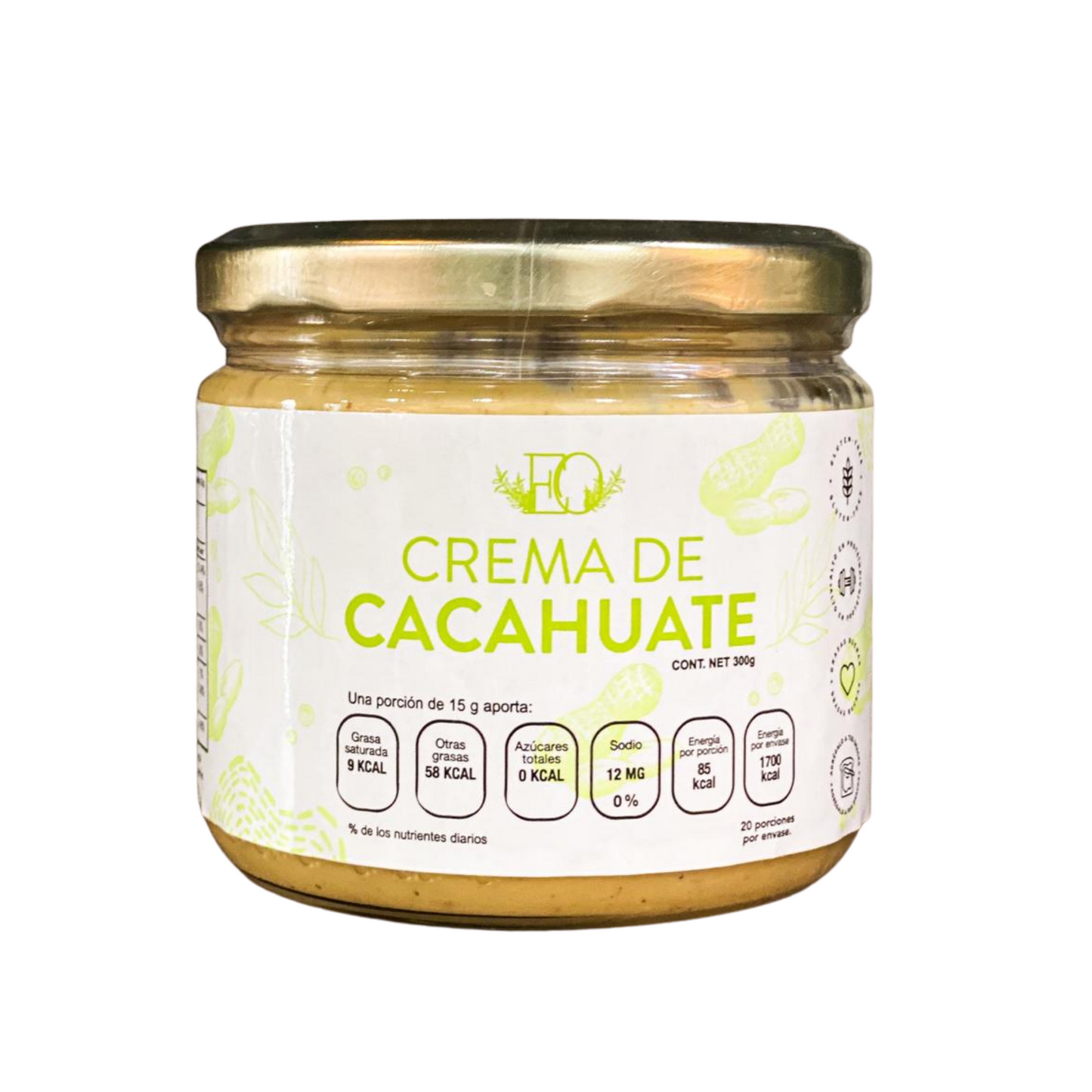 CREMA DE CACAHUATE EO 300G