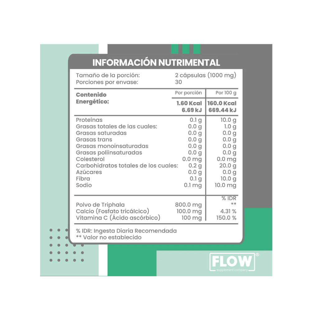 CAPSULAS TRIPHALA FLOW