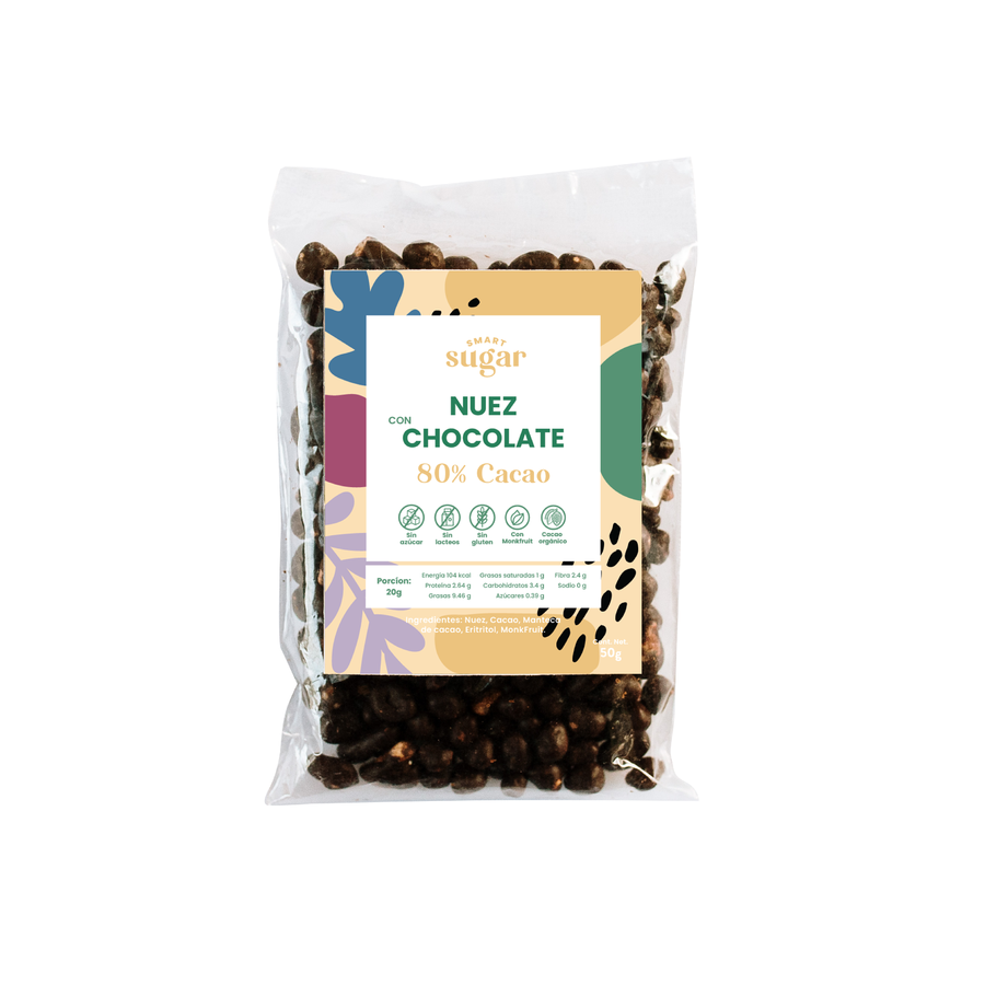 NUEZ CON CHOCOLATE 50GRS