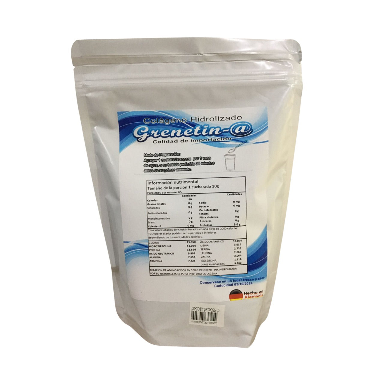 COLAGENO HIDROLIZADO GRENETIN