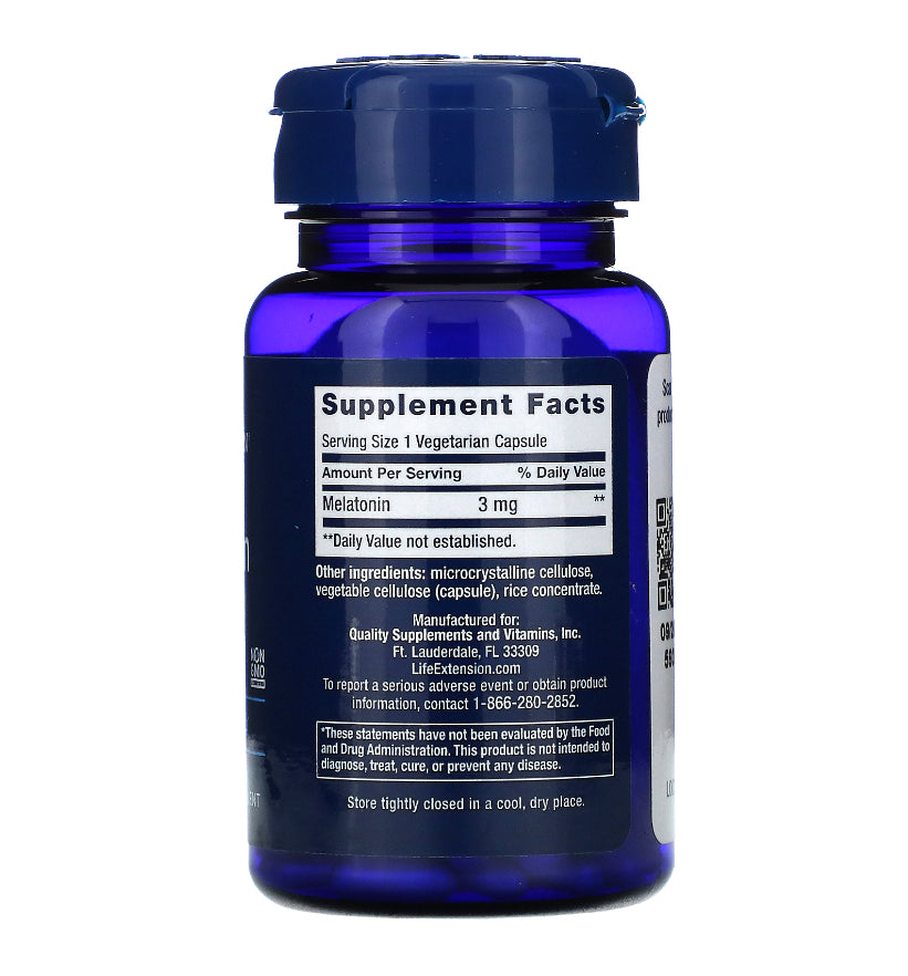 MELATONIN LIFE EXTENTION 60 CAPS