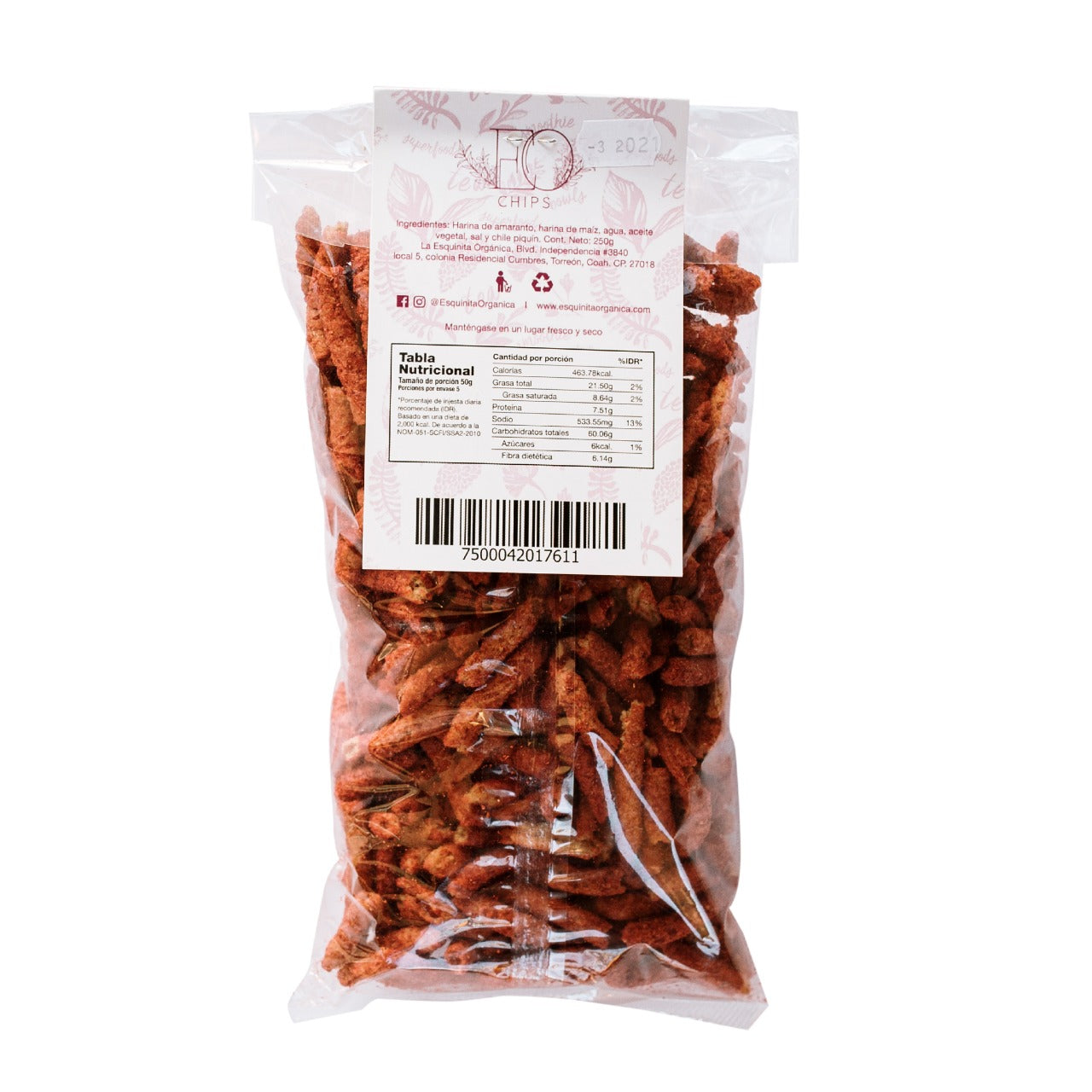 CHURROS DE AMARANTO PIKIN EO