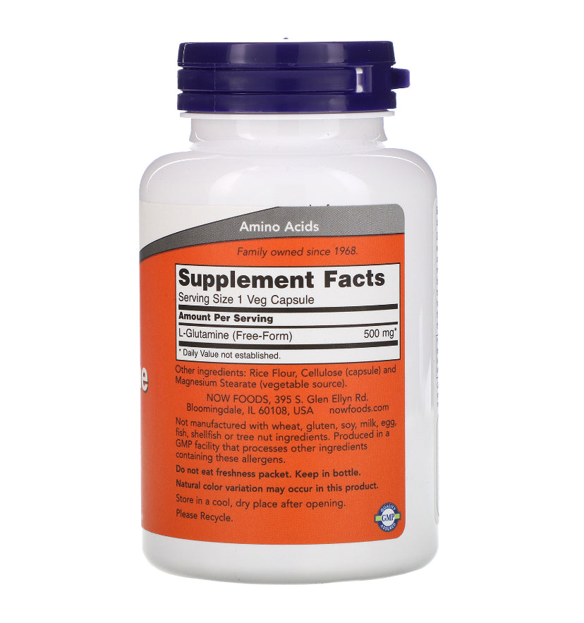 L-GLUTAMINA 120 CAP  NOW