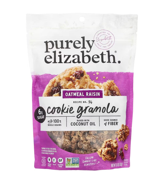 GRANOLA OATMEAL RAISIN  PURELY ELIZABETH