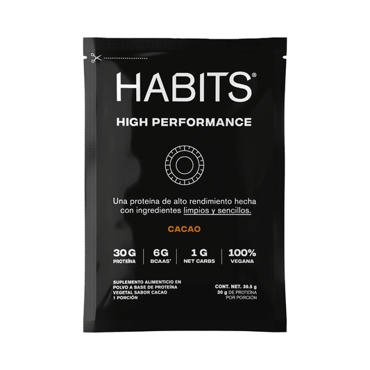 SACHETS DE CACAO HIGH PERFORMANCE 16PZAS HABITS