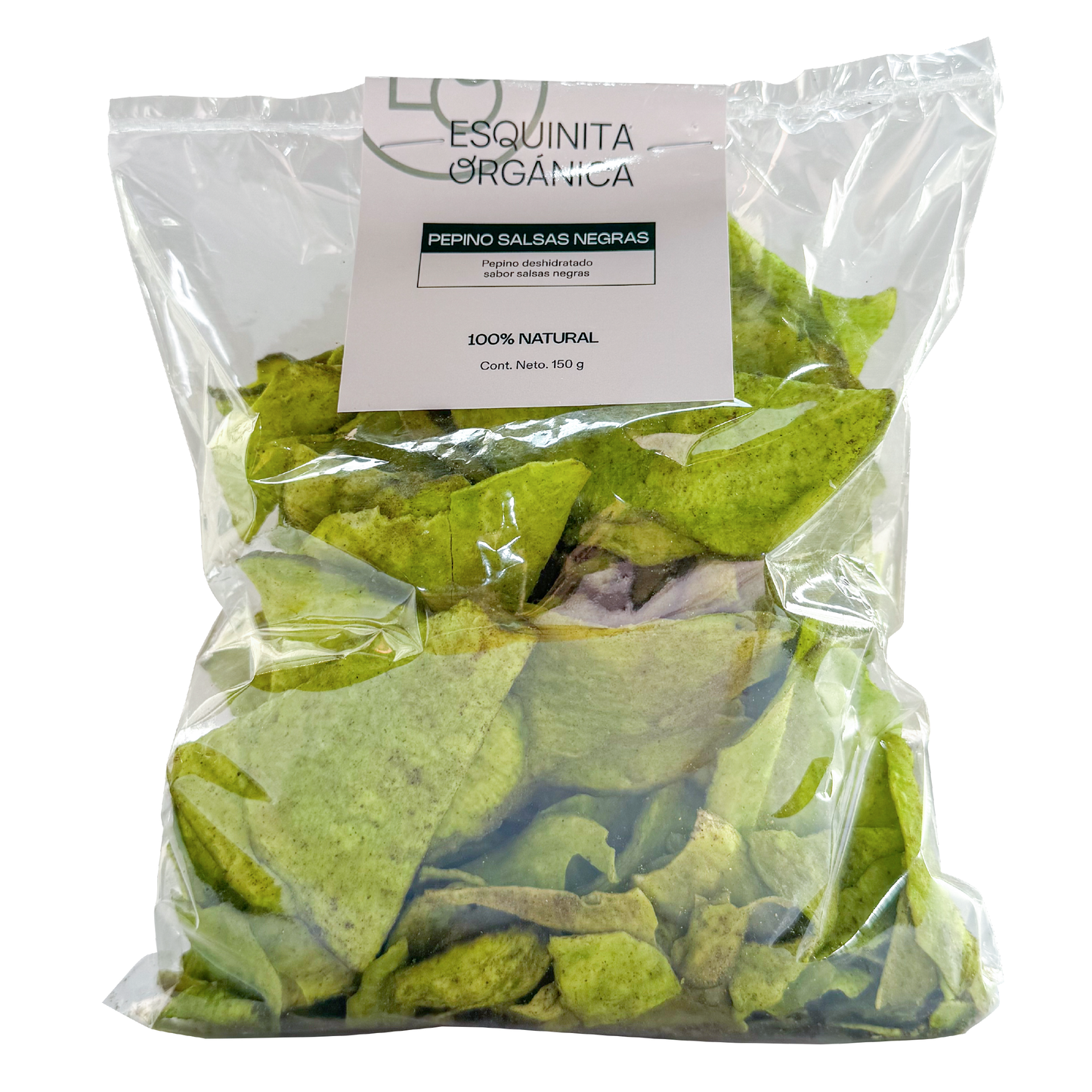 CHIPS DE PEPINO SALSA NEGRA 150G