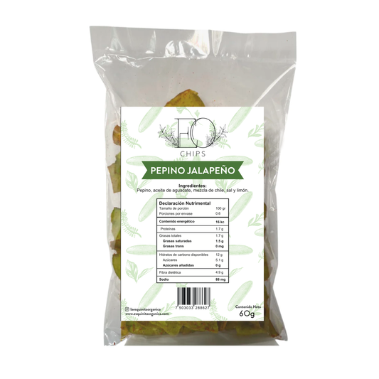 CHIPS DE PEPINO JALAPEÑO 60G