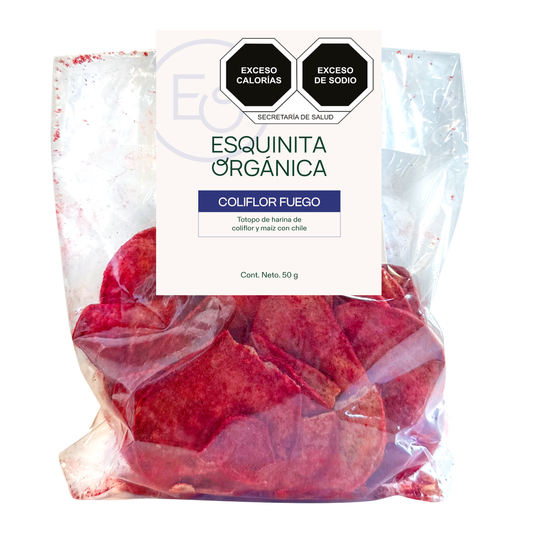CHIPS DE COLIFLOR FUEGO 50GR EO
