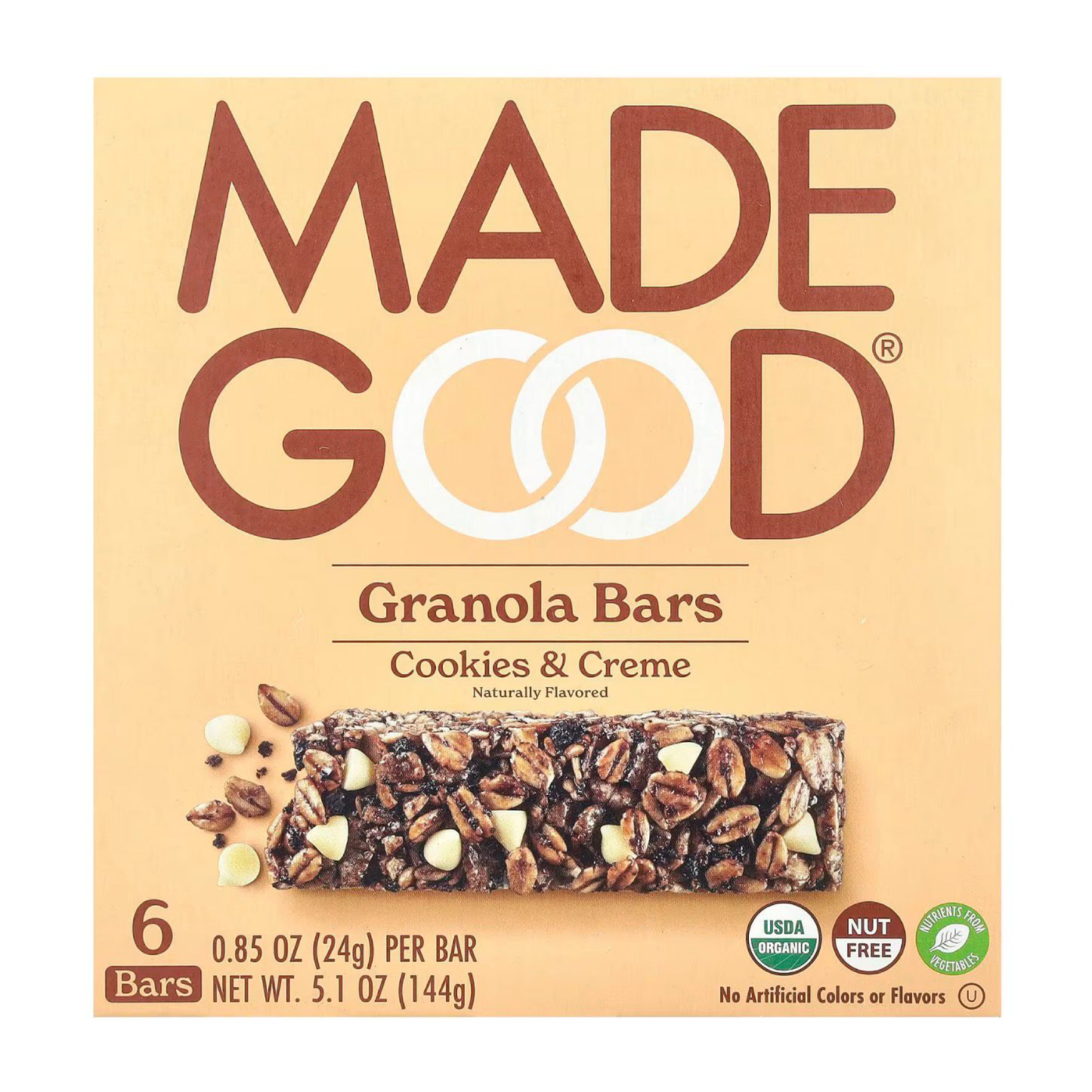 BARRITAS COOKIES AND CREAM MADE GOOD