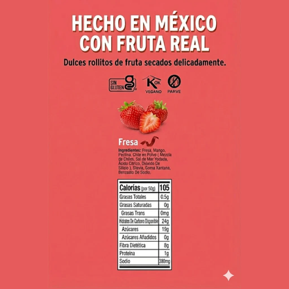 TIRA DE FRESA FRUTIQUE 50G