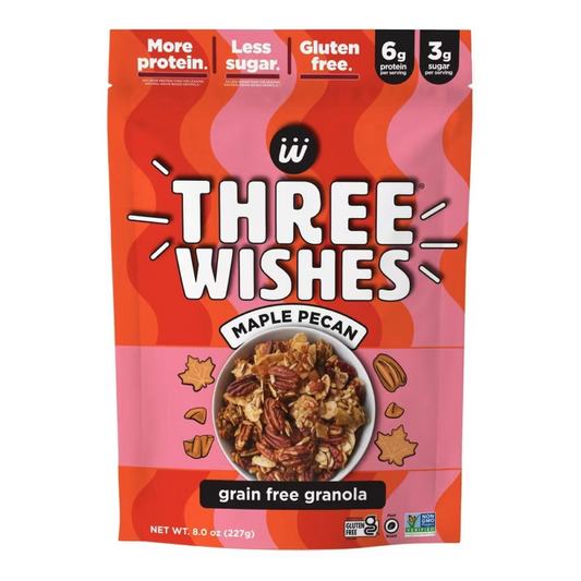 GRANOLA THREE WISHES MAPLE PECAN