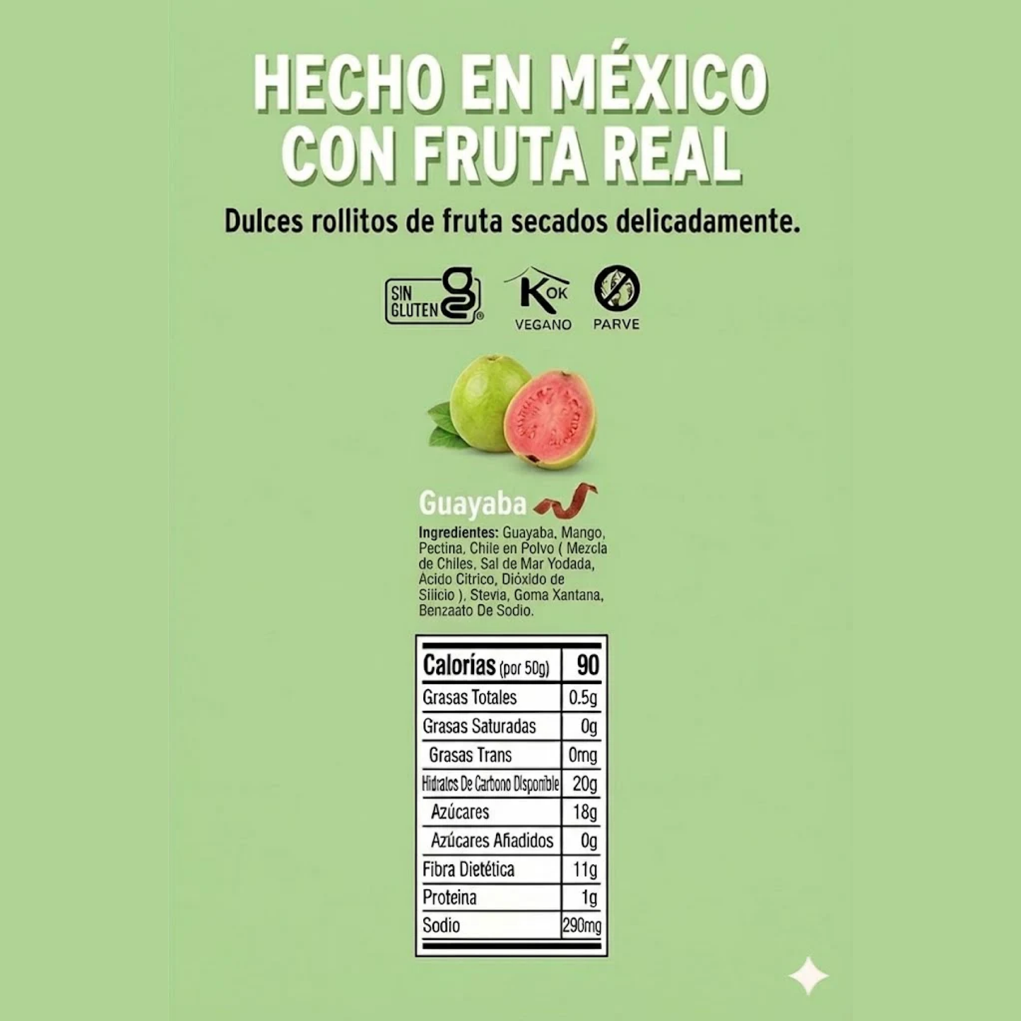 TIRA DE GUAYABA FRUTIQUE 50G