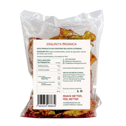 CHIPS DE PEPINO ADOBADO 60 G