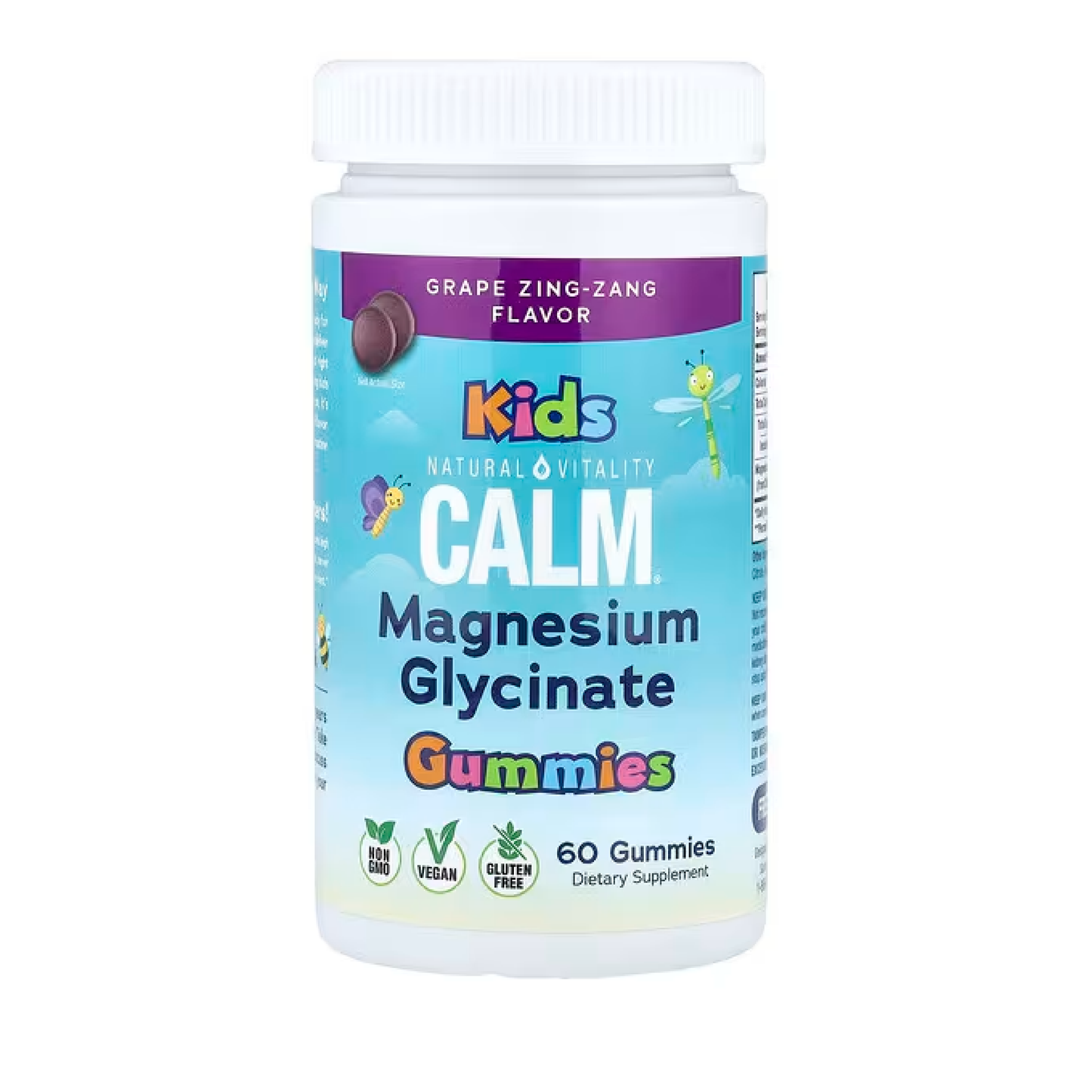 NATURAL CALM MAX GUMMIES KIDS 60 GUMMIES GRAPE