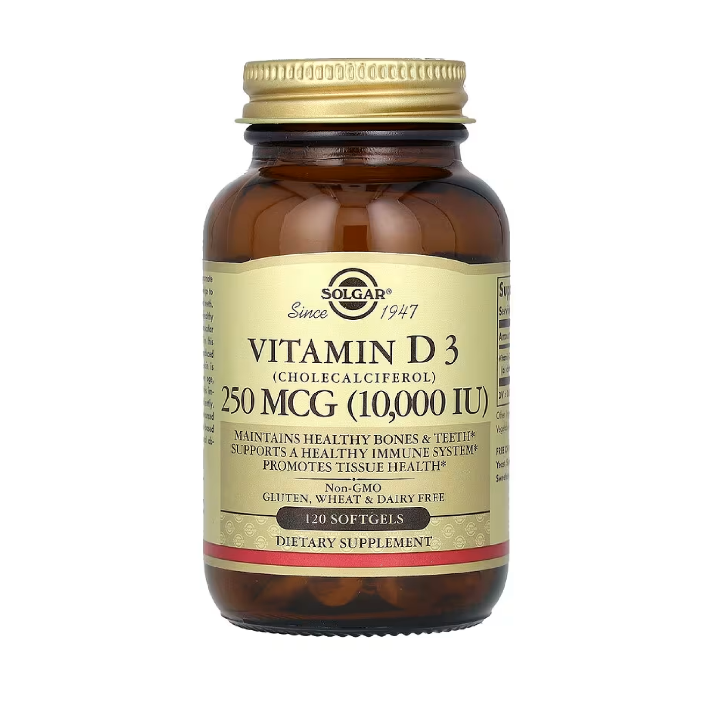 VITAMINAS D3 10000 IU 120 CAP SOLGAR